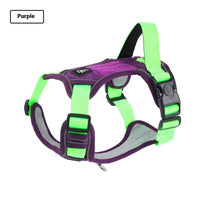 HKM-6951613 Reflective Vest-style Dog Harness for Medium to Large Dogs with Matching Leash Options