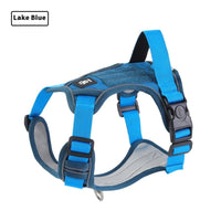 HKM-6951613 Reflective Vest-style Dog Harness for Medium to Large Dogs with Matching Leash Options