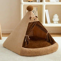 HKM-6951869 Cozy Closed Cat Villa for All Seasons ¨C Perfect Pet House for Cats and Small Dogs