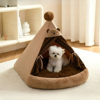 HKM-6951869 Cozy Closed Cat Villa for All Seasons ¨C Perfect Pet House for Cats and Small Dogs