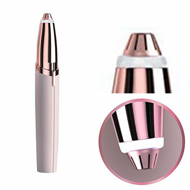 HKM-695187 Dual Replacement Heads for Electric Eyebrow Trimmer - ABS & Stainless Steel