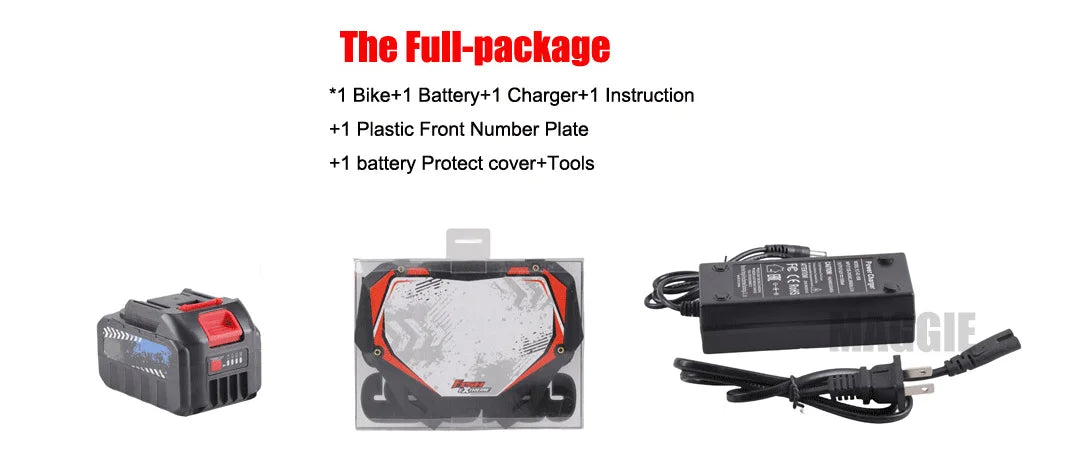 HKM-695251 Electric Balance Bike for Kids - 12/16 Inch, Aluminum Alloy Frame, 350W Motor, 2 Speed, Disc Brakes