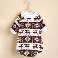 HKM-6952893 Cozy Christmas Plush Pet Sweater in Jacquard Design