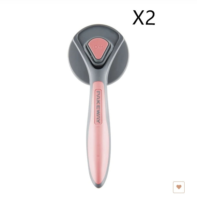 HKM-6953405 Self-Cleaning Pet Comb for Cats and Dogs - Gentle Massage & Easy Hair Removal