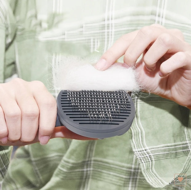 HKM-6953405 Self-Cleaning Pet Comb for Cats and Dogs - Gentle Massage & Easy Hair Removal