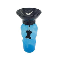 HKM-6953661 Portable Water Bottle for Dogs and Cats - Leak-Proof Outdoor Drinking Solution in Blue, Pink, and Brown