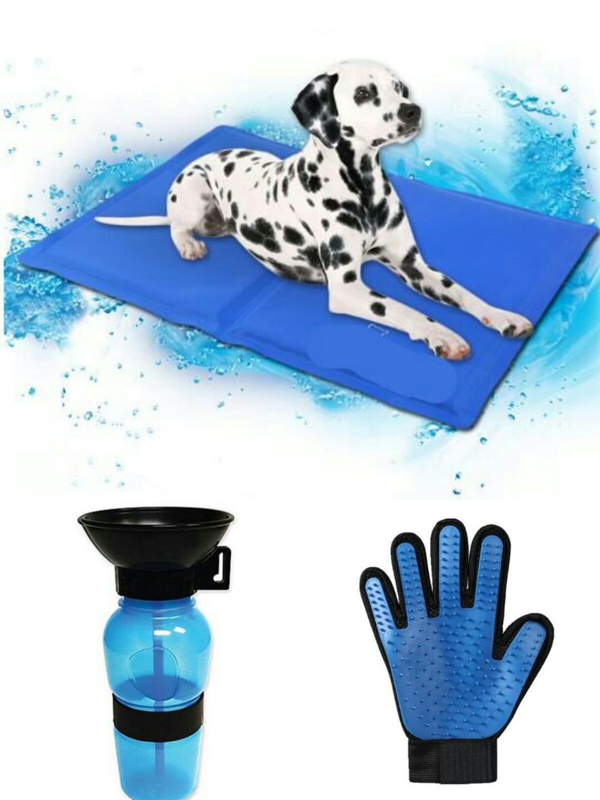 HKM-6953661 Portable Water Bottle for Dogs and Cats - Leak-Proof Outdoor Drinking Solution in Blue, Pink, and Brown