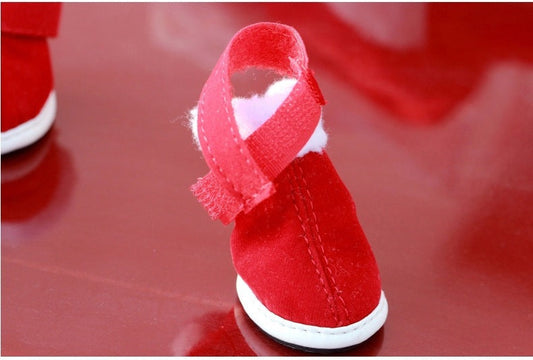 HKM-6954429 Christmas-Themed Cotton Shoes for Pets
