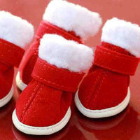 HKM-6954429 Christmas-Themed Cotton Shoes for Pets