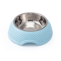 HKM-6955069 Stainless Steel Cat and Dog Bowl with Non-Slip Base for Food and Water - 19cm