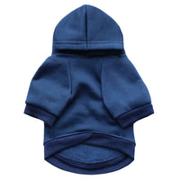 HKM-6955965 Cozy Fleece Teddy Vest for Small Dogs in Navy Blue and Mint Green