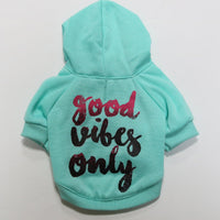 HKM-6955965 Cozy Fleece Teddy Vest for Small Dogs in Navy Blue and Mint Green