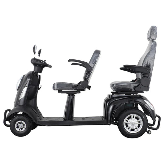 HKM-695699 1000W Four-Wheel Electric Scooter for Adults with Electronic Braking System, 40-60km Range, Customized Color
