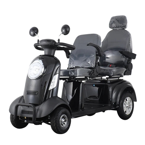 HKM-9695699 Foldable Mobility Scooter 1000W Motor 60V 20Ah Battery 37 mi Range 15 mph Speed, Folding Design, Electromagnetic Brake
