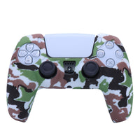 HKM-695699 PS5 Camouflage Silicone Skin Case for DualSense Controller with Thumb Grip Cover