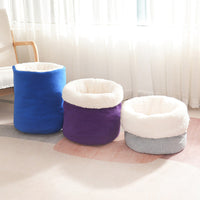 HKM-6957629 Cozy Winter Semi-Enclosed Cat Nest ¨C Small & Large Sizes Available