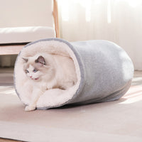 HKM-6957629 Cozy Winter Semi-Enclosed Cat Nest ¨C Small & Large Sizes Available
