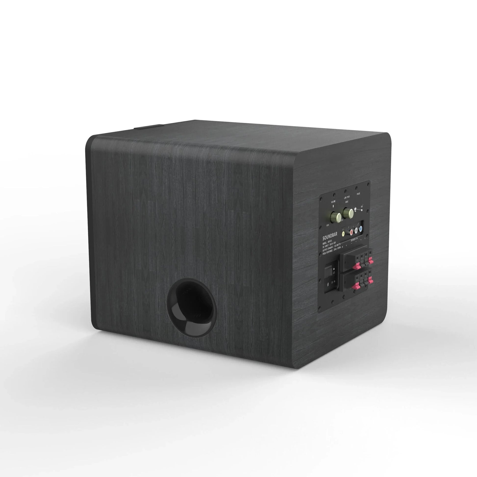 HKM-695827 150W Active 10 Inch Subwoofer Speaker with Built-in Amplifier for Enhanced Sound Quality