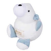 HKM-6958397 Plush Bite-Resistant Dog Toy - Pink Rabbit, Pig, Blue Bear - Soft Cloud Velvet & Cotton Fill