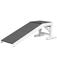 HKM-6959037 Pet Ramp for Dogs and Cats with Non-Slip Carpet Surface, White Pine Wood, Suitable for Limited Mobility Pets