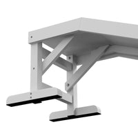 HKM-6959037 Pet Ramp for Dogs and Cats with Non-Slip Carpet Surface, White Pine Wood, Suitable for Limited Mobility Pets
