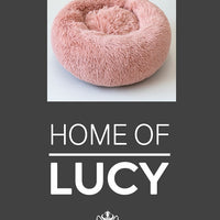 HKM-6959421 Customized Pet Bed with Soft Carpet - Dark Grey, 50cm, 60cm, 70cm Diameter, 40x60cm Size