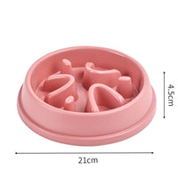 HKM-6959549 Non-slip Anti-tumble Pet Bowl in Four Colors: Blue, Yellow, Pink, Green