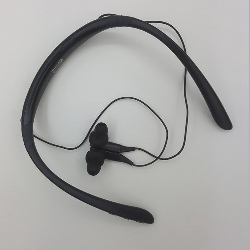 HKM-696019 Bluetooth Neckband Stereo Headset with Call Function and Music Support - Wireless Range 10m