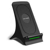 HKM-696019 Wireless Fast Charging Stand with Cooling Fan and Sleep-Friendly Design for iPhone Models
