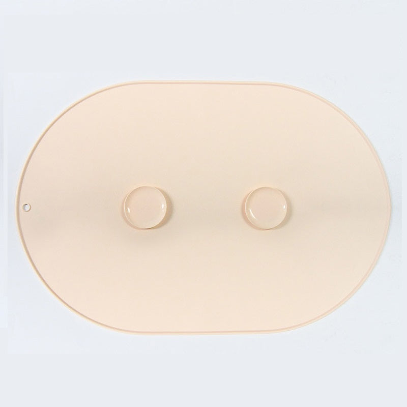 HKM-6960829 Suction Cup Silicone Licking Mat for Dogs and Cats – Anti-Spill Feeding Placemat