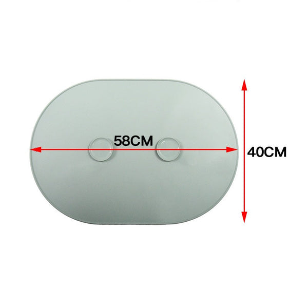 HKM-6960829 Suction Cup Silicone Licking Mat for Dogs and Cats – Anti-Spill Feeding Placemat