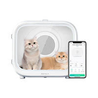 HKM-696083 Automatic Pet Hair Drying Box with 60L Capacity and Smart Temperature Control for Cats and Small Dogs