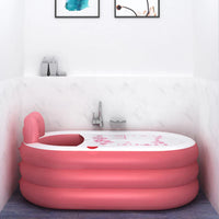 HKM-696083 Portable PVC Inflatable Spa Bathtub for Indoor Soaking - Freestanding Design