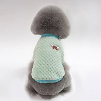 HKM-6961725 Cozy Two-Legged Fleece Pet Outfit in British Style for Warmth and Comfort