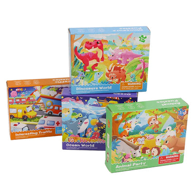 HKM-696275 Educational 60-Piece 3D Cartoon Jigsaw Puzzle for Kids – Fun and Engaging Learning Activity