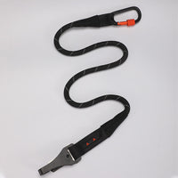 HKM-6963133 Reflective Polyester Round Rope Traction Leash for Dogs - Available in Orange, Pink, Black, Green