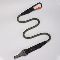 HKM-6963133 Reflective Polyester Round Rope Traction Leash for Dogs - Available in Orange, Pink, Black, Green