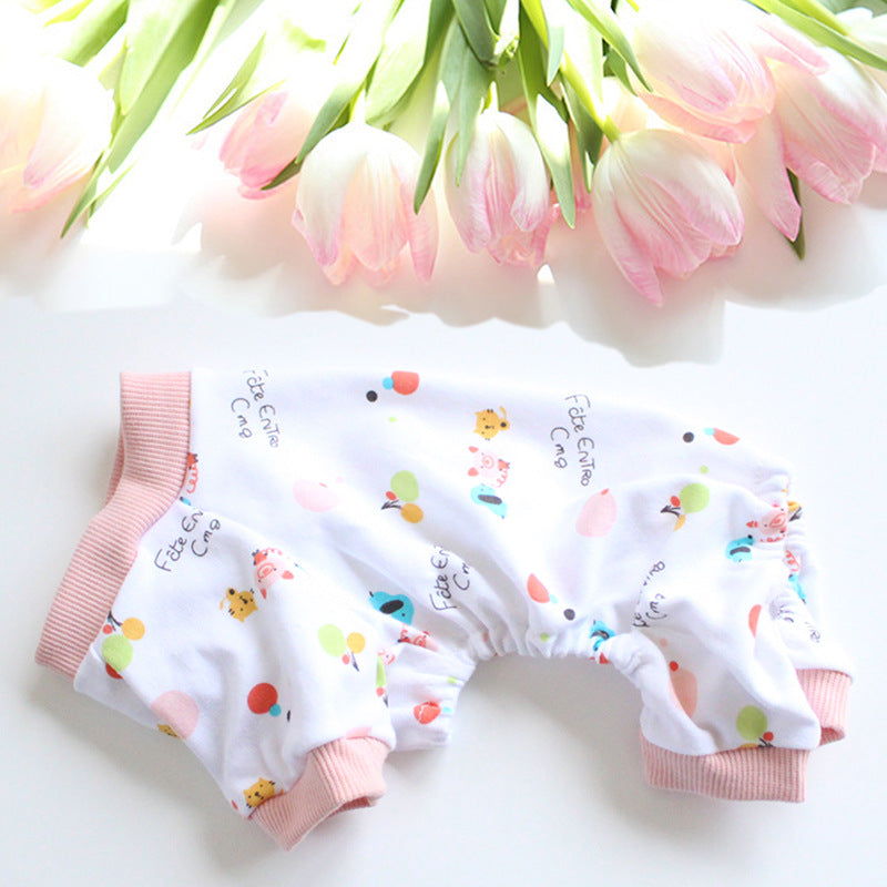 HKM-6963901 Colorful Cotton Four-Legged Pajamas for Dogs and Cats