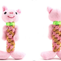 HKM-6964157 Plush Dog Molar Toy with Sound – Soft Cotton-Filled Animal Shapes