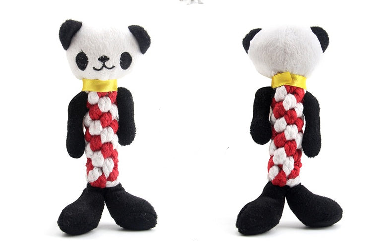 HKM-6964157 Plush Dog Molar Toy with Sound – Soft Cotton-Filled Animal Shapes