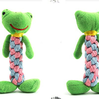HKM-6964157 Plush Dog Molar Toy with Sound – Soft Cotton-Filled Animal Shapes