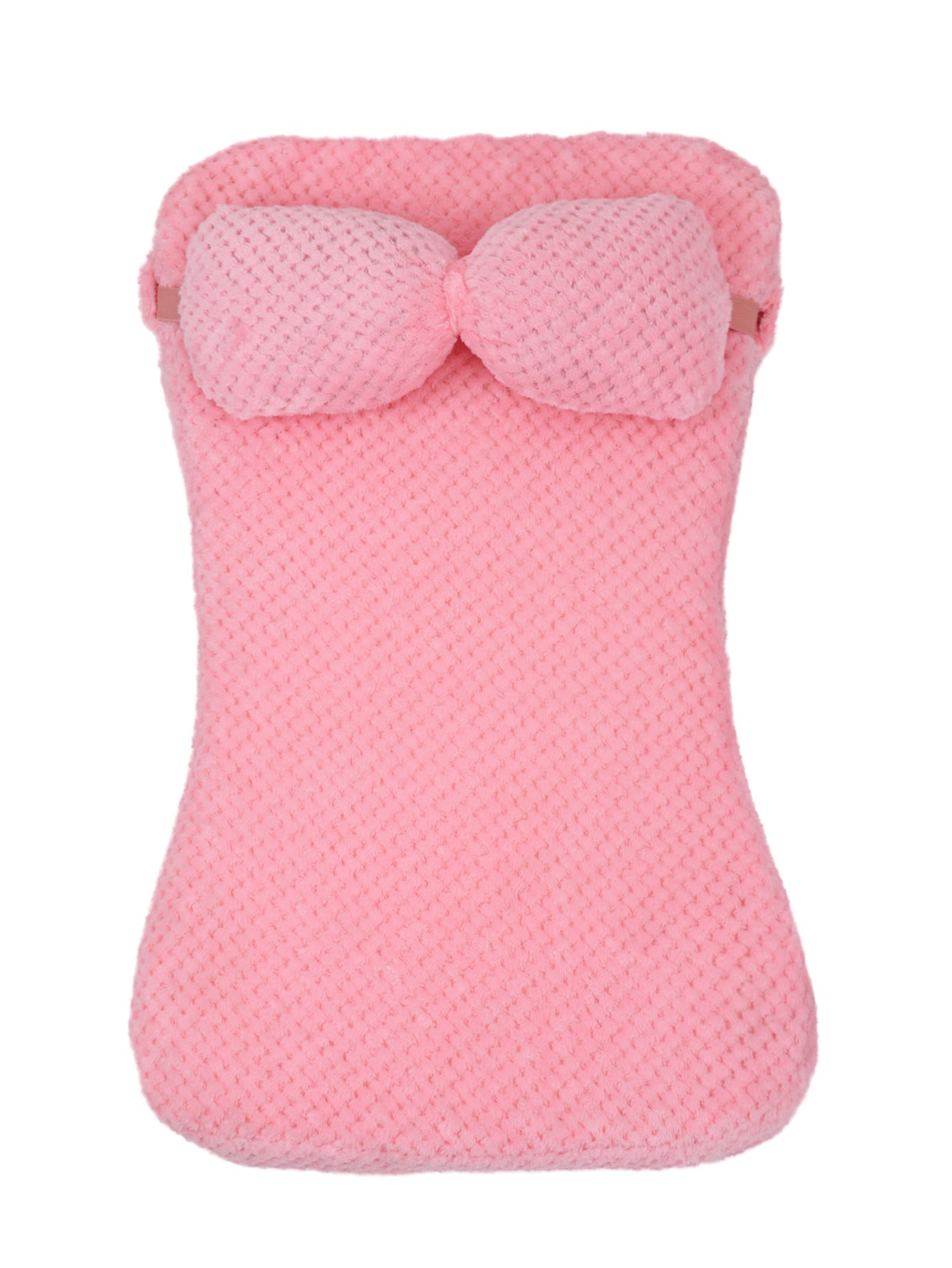 HKM-6965181 Calming Soft Plush Pet Bed Mat with Pillow for Dogs and Cats - Large Size