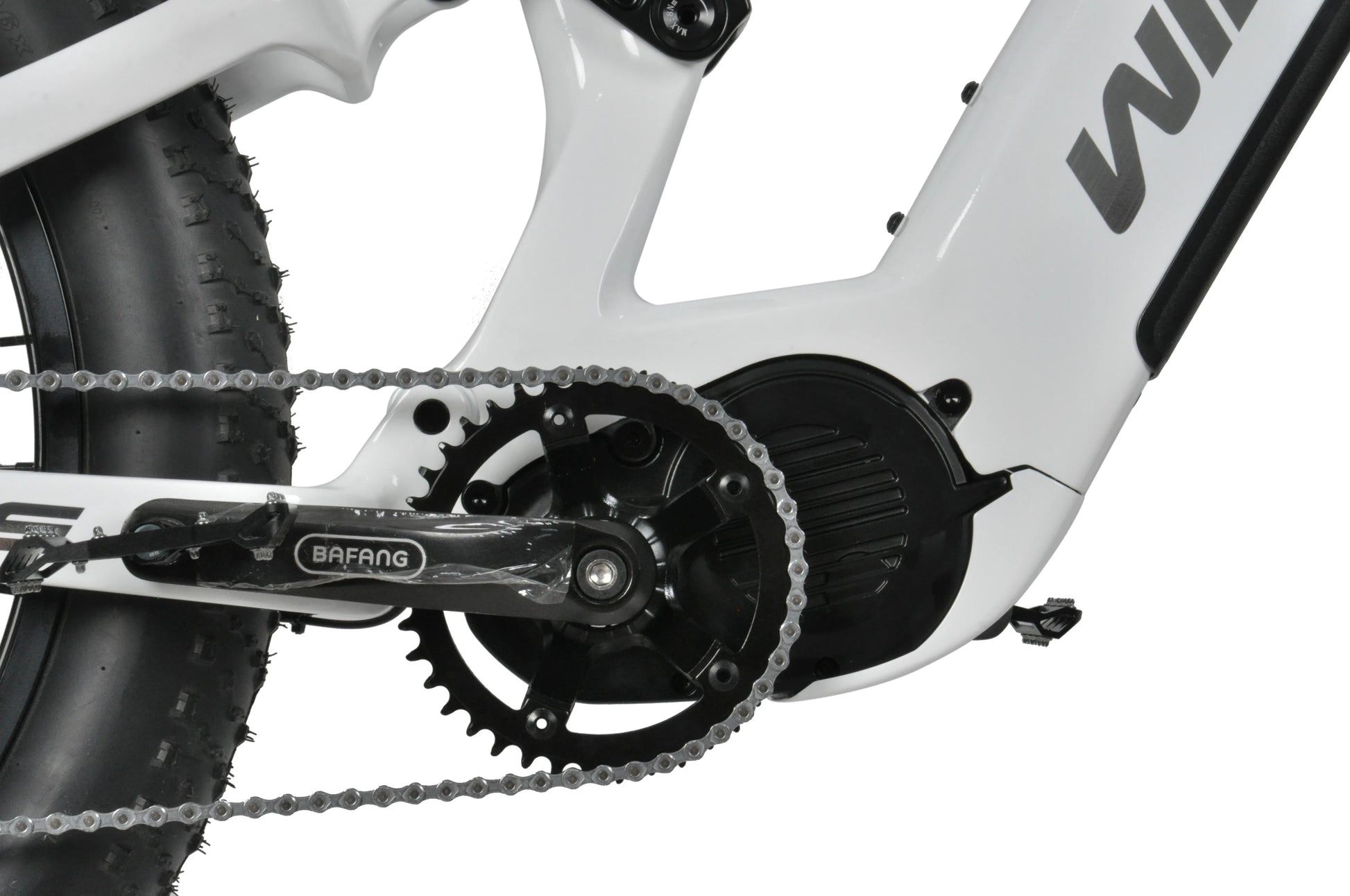 HKM-696531 DENGFU E-Bike Snow Bike E56 with Bafang M620 Motor and Full Suspension Carbon Frame