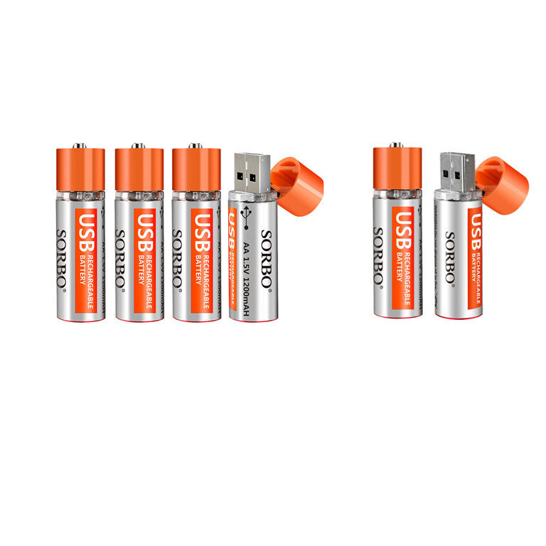HKM-696659 USB Rechargeable Battery - 1200mAh Capacity, Quick Charging (1-2 Hours), Long Lifespan (≥3 Years), Lightweight (14g)