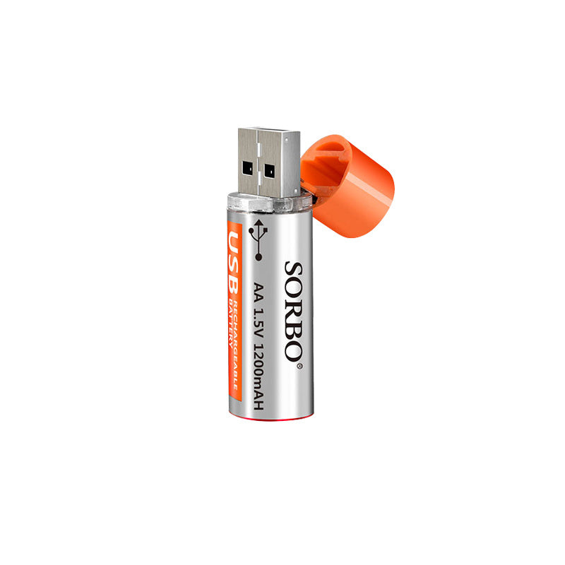 HKM-696659 USB Rechargeable Battery - 1200mAh Capacity, Quick Charging (1-2 Hours), Long Lifespan (≥3 Years), Lightweight (14g)