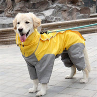 HKM-6967485 Waterproof Raincoat for Four-Legged Pets - Durable Plastic Material
