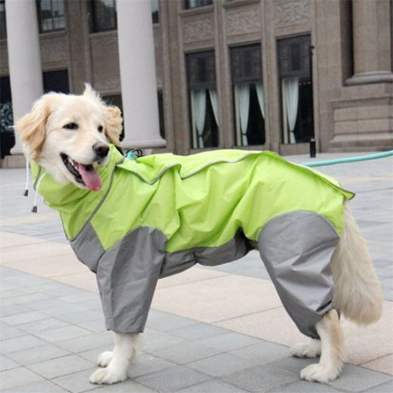 HKM-6967485 Waterproof Raincoat for Four-Legged Pets - Durable Plastic Material