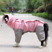 HKM-6967485 Waterproof Raincoat for Four-Legged Pets - Durable Plastic Material