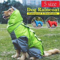 HKM-6967485 Waterproof Raincoat for Four-Legged Pets - Durable Plastic Material