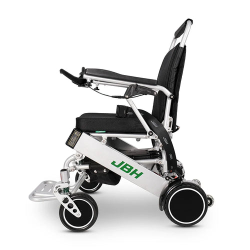 HKM-696851 Folding Wheelchair for the Elderly - Lightweight Aluminum Alloy, 120 kg Capacity, 20 km Driving Range, Multiple Colors